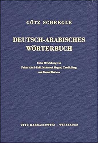 Deutsch-Arabisches Wörterbuch